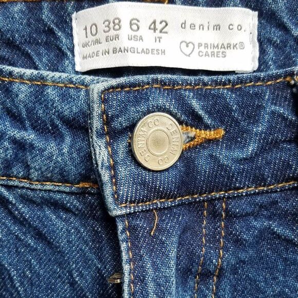 Primark Denim Mom Jeans Size 10 - Picture 2 of 11